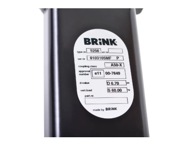 Hak z kulą odkręcaną BRINK 525600