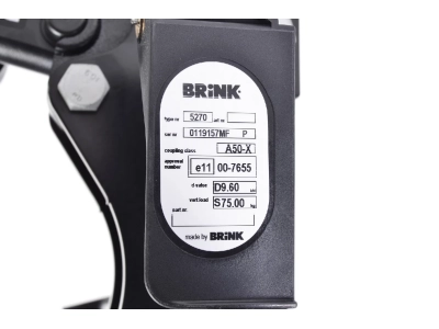 Hak z kulą wypinaną poziomo BMA BRINK 527000