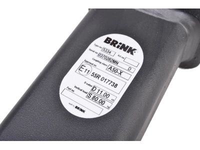 Hak z kulą odkręcaną BRINK 533400