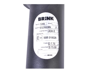 Hak z kulą odkręcaną BRINK 536800