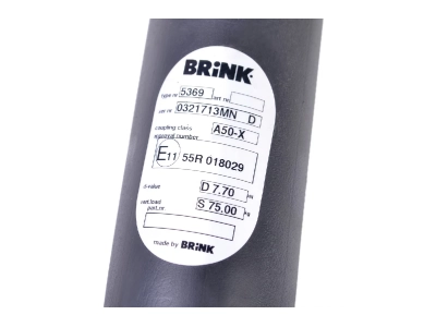 Hak z kulą wypinaną poziomo BMA BRINK 536900