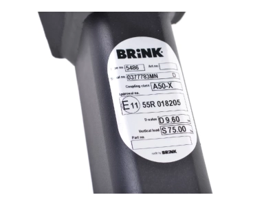 Hak z kulą odkręcaną BRINK 548600