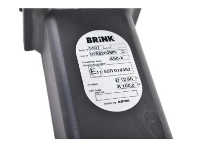 Hak z kulą odkręcaną BRINK 550700