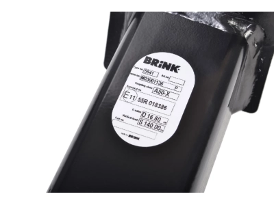 Hak z kulą odkręcaną BRINK 554100
