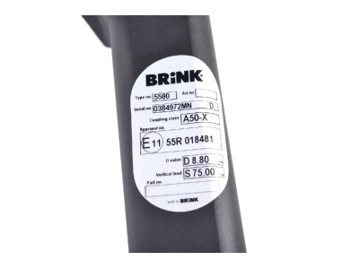 Hak z kulą odkręcaną BRINK 558000