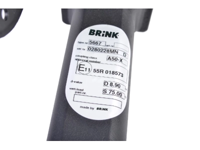 Hak z kulą odkręcaną BRINK 566700