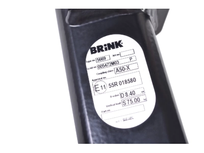 Hak z kulą odkręcaną BRINK 566900