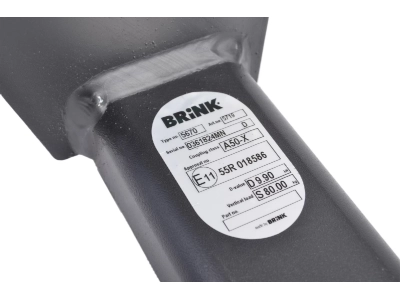 Hak z kulą odkręcaną BRINK 567000
