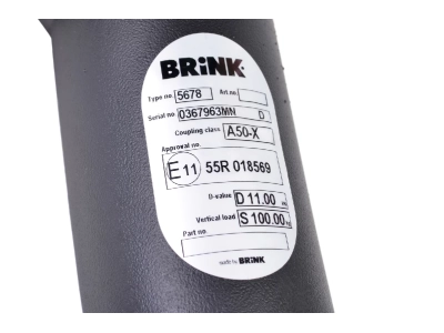 Hak z kulą odkręcaną BRINK 567800
