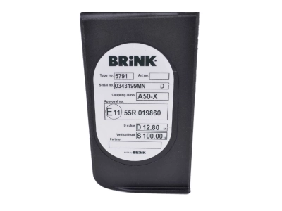 Hak z kulą wypinaną poziomo BMA BRINK 579100
