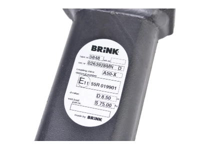 Hak z kulą wypinaną poziomo BMA BRINK 584800