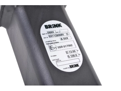 Hak z kulą odkręcaną BRINK 588400