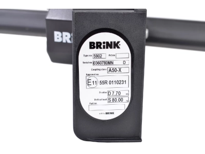 Hak z kulą wypinaną poziomo BMA BRINK 590200