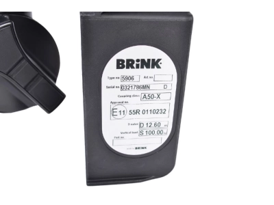 Hak z kulą wypinaną pionowo BMU BRINK 590600