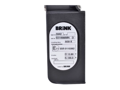 Hak z kulą wypinaną pionowo BMU BRINK 594200
