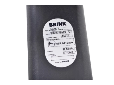 Hak z kulą odkręcaną BRINK 595300