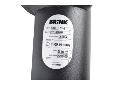 Hak z kulą odkręcaną BRINK 596900