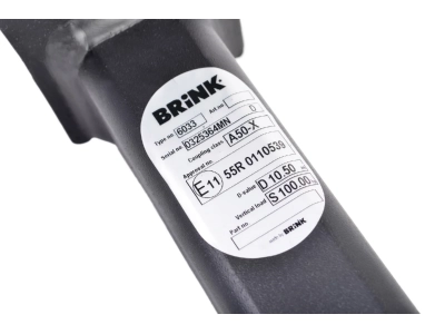 Hak z kulą odkręcaną BRINK 603300