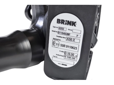 Hak z kulą wypinaną pionowo BMU BRINK 605000