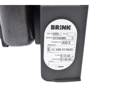 Hak z kulą wypinaną pionowo BMU BRINK 605900