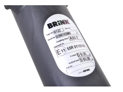 Hak z kulą odkręcaną BRINK 612200