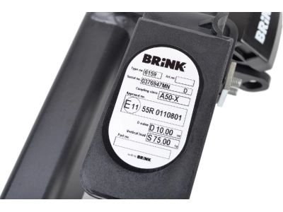 Hak z kulą wypinaną poziomo BMA BRINK 615900