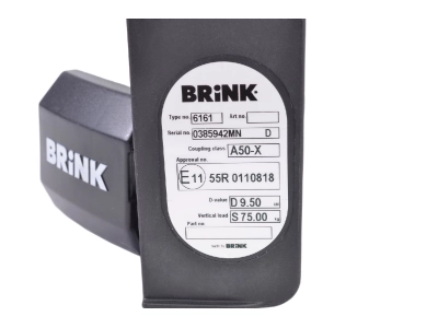 Hak z kulą wypinaną poziomo BMA BRINK 616100