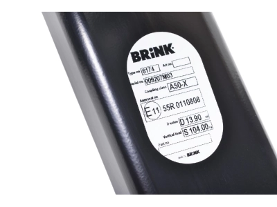 Hak z kulą odkręcaną BRINK 617400
