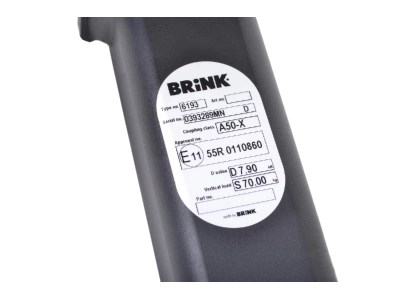 Hak z kulą odkręcaną BRINK 619300