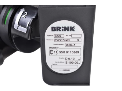 Hak z kulą wypinaną pionowo BRINK 4074400