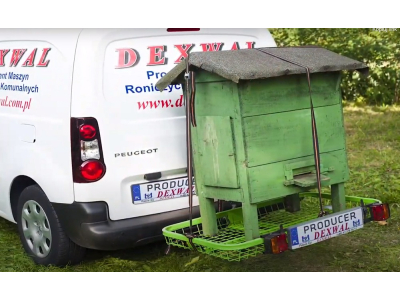 Platforma transportowa montowana na hak holowniczy tragarz auto z ulem