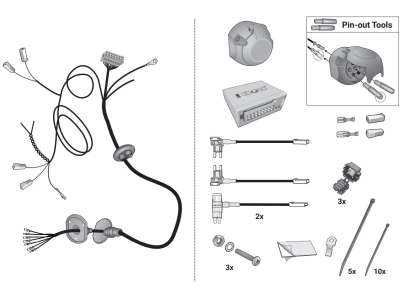 Wiązka dedykowana 12500673 HAK-SYSTEM /7-PIN/