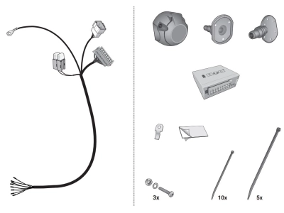 Wiązka dedykowana 12500686 HAK-SYSTEM /7-PIN/