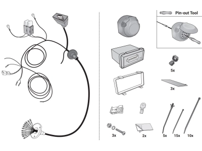 Wiązka dedykowana 21350512 HAK-SYSTEM /13-PIN/