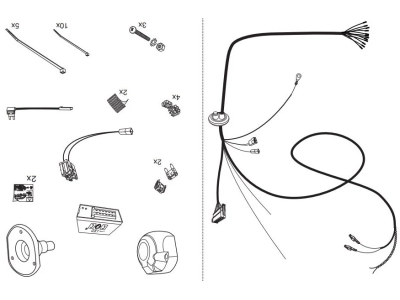 Wiązka dedykowana 21650501 HAK-SYSTEM /13-PIN/