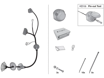 Wiązka dedykowana 21690503 HAK-SYSTEM /13-PIN/