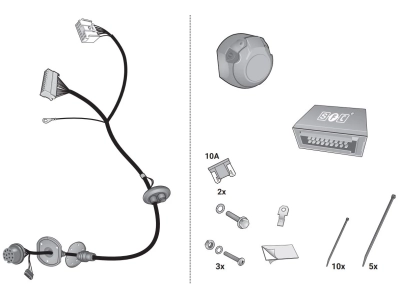 Wiązka dedykowana 26500711 HAK-SYSTEM /13-PIN/