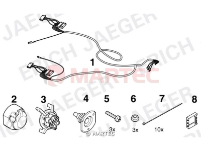 Wiązka dedykowana ERICH 735155 /7-pin/