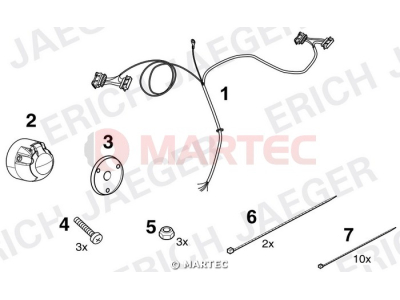 Wiązka dedykowana ERICH 735156 /7-pin/