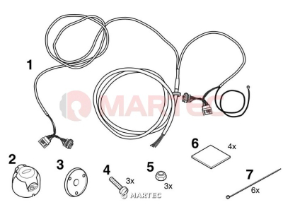Wiązka dedykowana ERICH 735168 /7-pin/