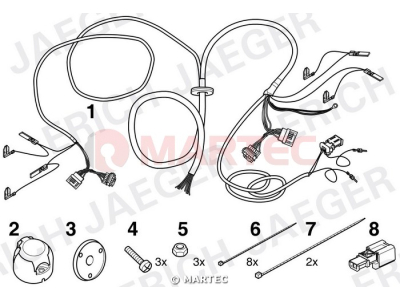 Wiązka dedykowana ERICH 735190 /7-pin/