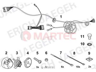 Wiązka dedykowana ERICH 735204 /7-pin/