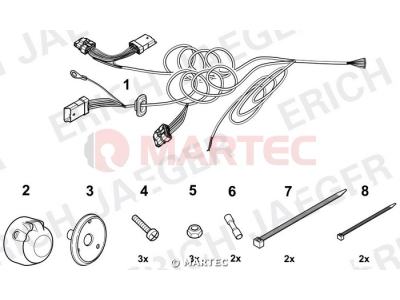 Wiązka dedykowana ERICH 735229 /7-pin/