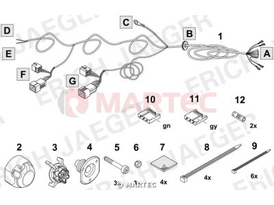 Wiązka dedykowana ERICH 735249 /7-pin/