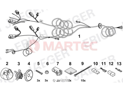 Wiązka dedykowana ERICH 735252 /7-pin/