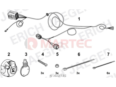 Wiązka dedykowana ERICH 735291 /7-pin/