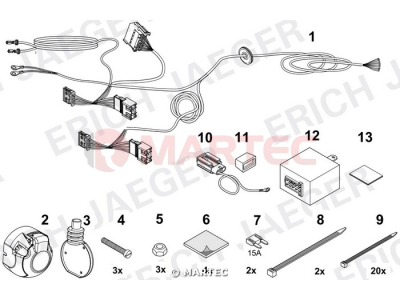 Wiązka dedykowana ERICH 735383 /7-pin/