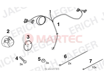 Wiązka dedykowana ERICH 736740 /7-pin/