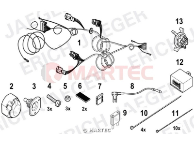 Wiązka dedykowana ERICH 736785 /7-pin/