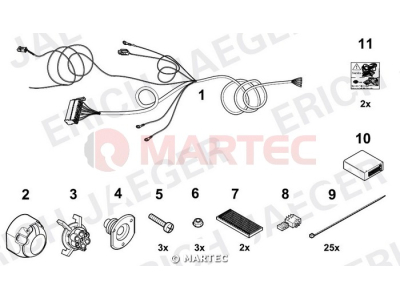 Wiązka dedykowana ERICH 736841 /7-pin/